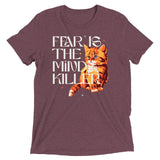 Fear Is The Mind Killer Cat Men's Tri-Blend Tee