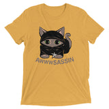 Awwwsassin Men's Tri-Blend Tee