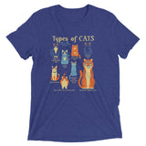 Types Of Cats Men's Tri-Blend Tee