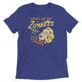 Night Of The Zombees Men's Tri-Blend Tee