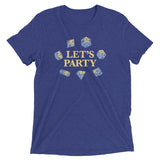 Let's Party Dice Men's Tri-Blend Tee