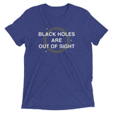 Black Holes Are Out Of Sight Men's Tri-Blend Tee