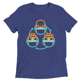 Rock Paper Scissors Paws Men's Tri-Blend Tee