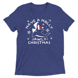 Have A Holly Jawly Christmas Men's Tri-Blend Tee