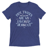 Plot Twists Are My Favorite Workout Men's Tri-Blend Tee