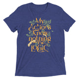My Actions Know Nothing Of Logic Men's Tri-Blend Tee