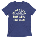 What A Year This Week Has Been Men's Tri-Blend Tee