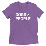 Dogs>People Men's Tri-Blend Tee