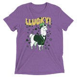 Llucky Llama Men's Tri-Blend Tee