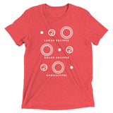 Lunar Eclipse Solar Eclipse Apocalypse Men's Tri-Blend Tee