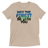 May The Forest Be With You Men's Tri-Blend Tee