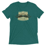 With Great Moustache Men's Tri-Blend Tee