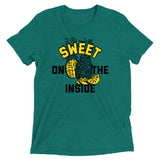 Sweet On The Inside Men's Tri-Blend Tee