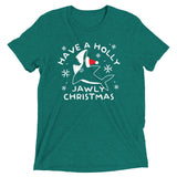 Have A Holly Jawly Christmas Men's Tri-Blend Tee