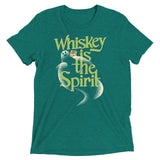 Whiskey Is The Spirit Men's Tri-Blend Tee