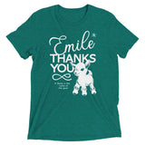 Emile Thanks You Men's Tri-Blend Tee