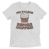 No Talkie Before Coffee! Men's Tri-Blend Tee