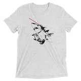 Sharks With Lasers Men's Tri-Blend Tee