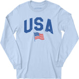 USA Flag - Long Sleeve T-Shirt