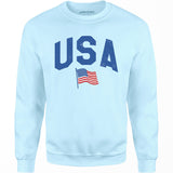 USA Flag - Unisex Sweatshirt