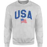 USA Flag - Unisex Sweatshirt