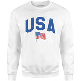 USA Flag - Unisex Sweatshirt