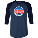 Valentine Winthorpe 2028 - 3/4 Sleeve Raglan T-Shirt