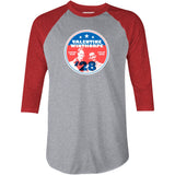 Valentine Winthorpe 2028 - 3/4 Sleeve Raglan T-Shirt