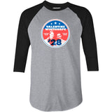 Valentine Winthorpe 2028 - 3/4 Sleeve Raglan T-Shirt