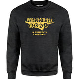 Verdugo Hills - La Crescenta, CA - Vintage Bowling Alley - Unisex Sweatshirt