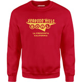 Verdugo Hills - La Crescenta, CA - Vintage Bowling Alley - Unisex Sweatshirt