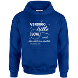 Verdugo Hills v2 - La Crescenta, CA - Vintage Bowling Alley - Unisex Hoodie