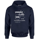 Verdugo Hills v2 - La Crescenta, CA - Vintage Bowling Alley - Unisex Hoodie