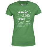 Verdugo Hills v2 - La Crescenta, CA - Vintage Bowling Alley - Women's T-Shirt