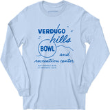 Verdugo Hills v2 - La Crescenta, CA - Vintage Bowling Alley - Long Sleeve T-Shirt