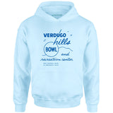 Verdugo Hills v2 - La Crescenta, CA - Vintage Bowling Alley - Unisex Hoodie