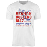 Vernon Dusters - Texas - Vintage Defunct Baseball Teams - Unisex T-Shirt