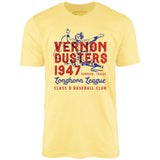 Vernon Dusters - Texas - Vintage Defunct Baseball Teams - Unisex T-Shirt