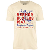 Vernon Dusters - Texas - Vintage Defunct Baseball Teams - Unisex T-Shirt