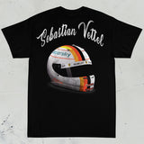 Sebastian Vettel Helmet Tee - Scuderia Ferrari