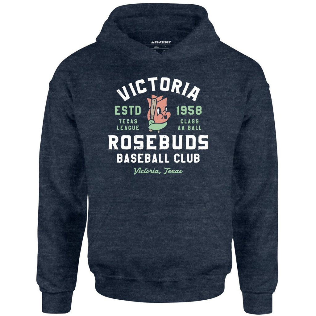 Victoria Rosebuds - Texas - Vintage Defunct Baseball Teams - Unisex Hoodie
