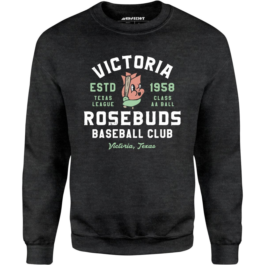 Victoria Rosebuds - Texas - Vintage Defunct Baseball Teams - Unisex Sweatshirt