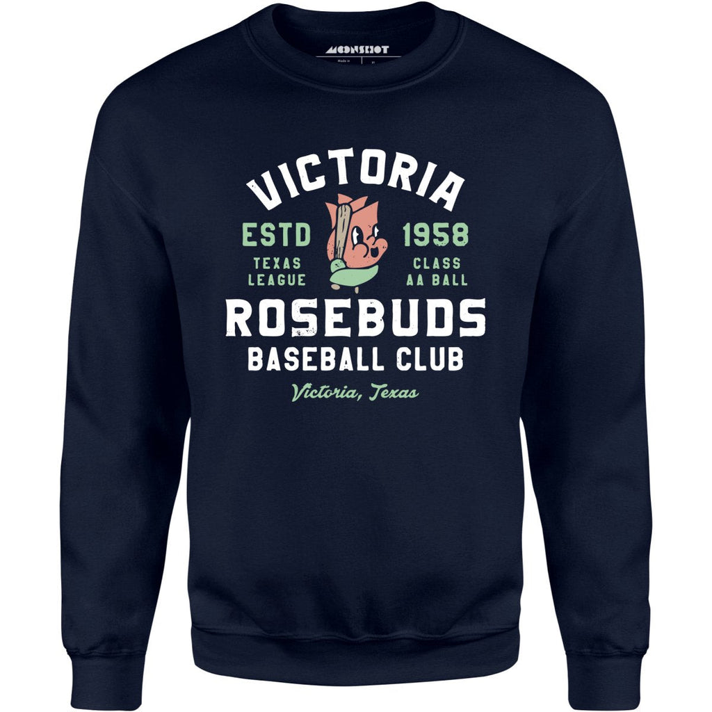 Victoria Rosebuds - Texas - Vintage Defunct Baseball Teams - Unisex Sweatshirt