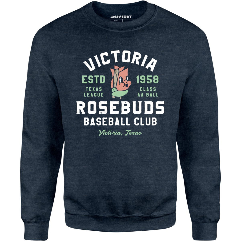 Victoria Rosebuds - Texas - Vintage Defunct Baseball Teams - Unisex Sweatshirt