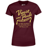 Vince and Paul's Steakhouse - Los Angeles, CA - Vintage Restaurant - Women's T-Shirt