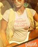 Premium A Little Hippie Un Poco Hood OG Latina Unisex Tee