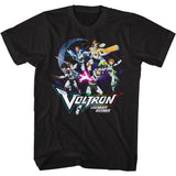 Voltron Defender Group In Space Boyfriend Tee
