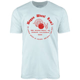 Wagon Wheel Bowl - Oxnard, CA - Vintage Bowling Alley - Unisex T-Shirt