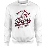 Walla Walla Bears - Washington - Vintage Defunct Baseball Teams - Unisex Sweatshirt