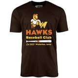 Waterloo Hawks - Iowa - Vintage Defunct Baseball Teams - Unisex T-Shirt
